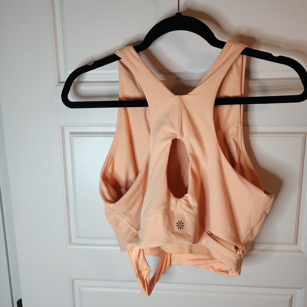 Peach Sleeveless Women's Intimate Top - Picture 2 of 7